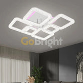 Lustra LED cu Telecomanda Safir 3 Tipuri de Lumini RGB 110W Alb